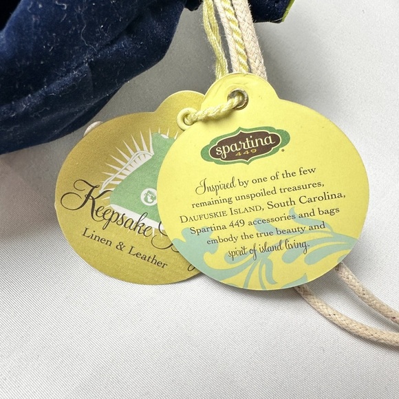 NWT - Spartina 449 Blue Elegant Design Keepsake Bag - Picture 10 of 10